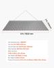 Drag Harrow, 1.8x0.9 M, High-Efficiency Chain Harrow Rake, ATVs UTVs Tractors Attachments, Durable Galvanized Steel Mesh Drag Mat with Towing Chain,