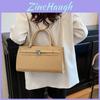 Minimalist Women Tote Bag With Stitching Detail And Shoulder Strap