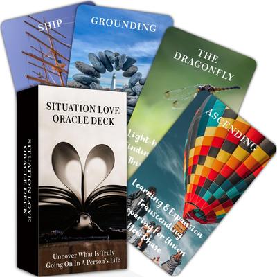 QCFQCF Love Oracle Card Situational Love Oracle Oracle Cards for Clarification Career Deck, Deck, Beginners, Love, Friends, Related.