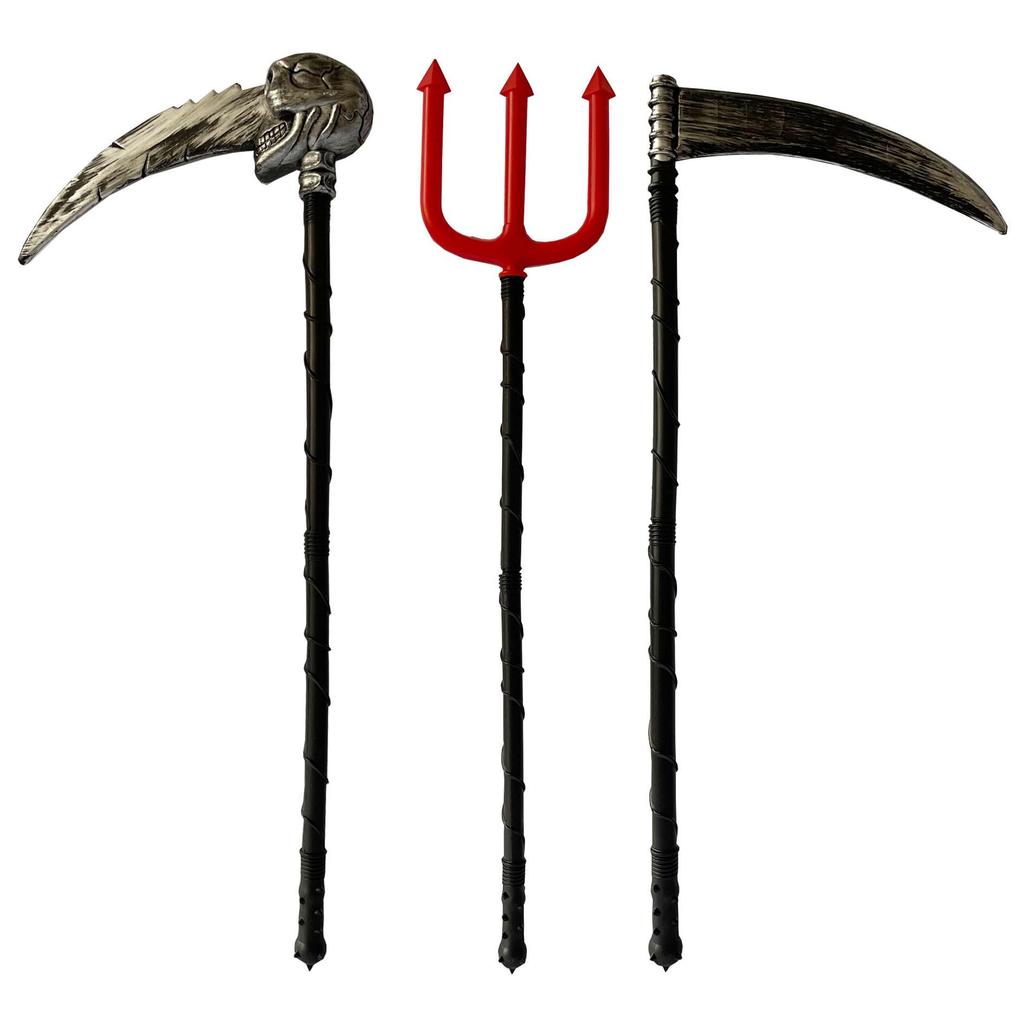 Halloween Trident Weapon: Vine Pattern Costume Accessory