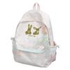 Schoolbag schoolbag junior high school girl Korean ins niche rabbit printing high value high capacity junior high school backpack