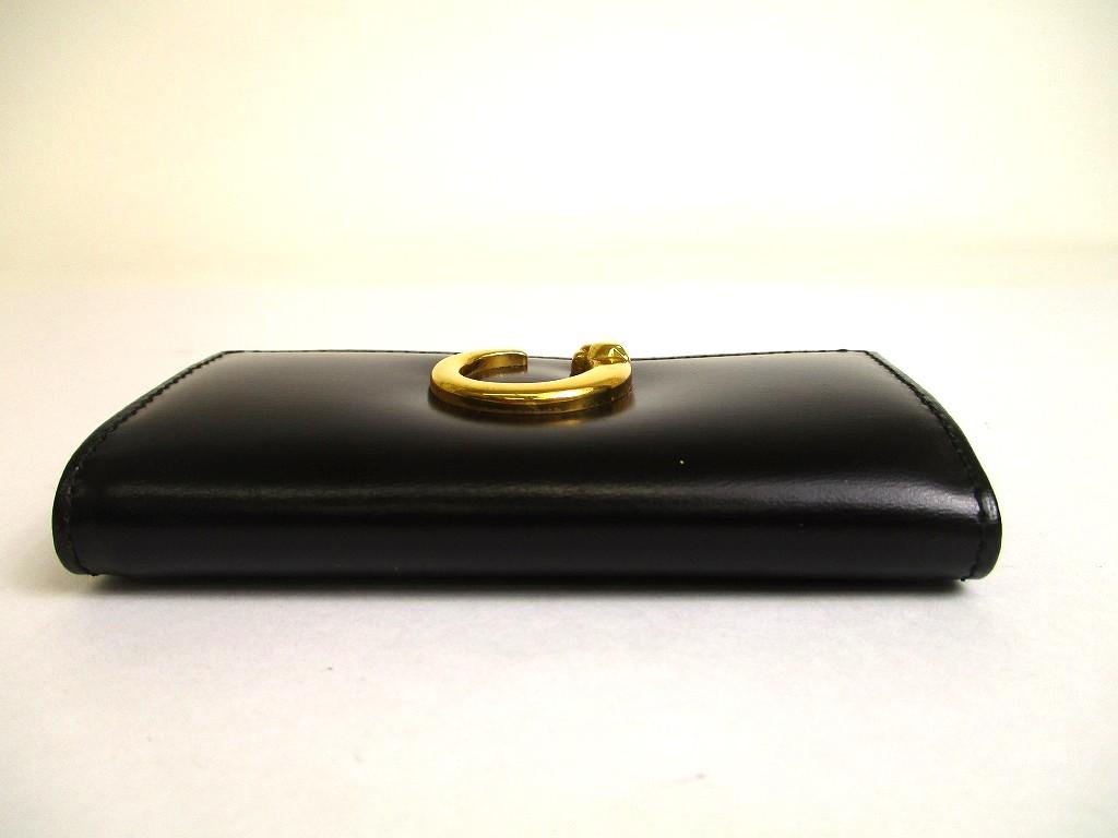 Authentic Cartier Panthere de Cartier Black Leather 6 Pics Key Chain #a803  Refurbished