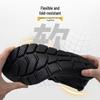 Men's Large Size Casual Black Leather Shoes - Lace-up & Slip-on Options, Trendy PU Work Shoes.