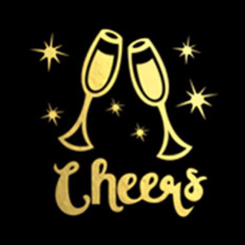 

Team Bride Wedding Bronzing Tattoo Stickers, Bachelorette Party Stickers Tattoo 55*55mm