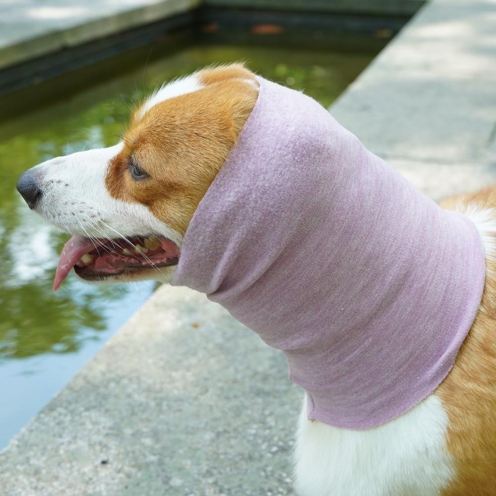 Breathable Dog Head Cover Hearing Protection Pet Ear Cover Practical Calming Dog Hood Dog Grooming