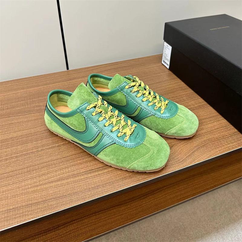 [Ziyan] Sports shoes women's new color matching retro casual and comfortable flat-bottomed lace-up German training shoes in the summer of 2025
