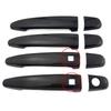Car Decoration Black Door Handle Cover For Toyota Highlander 2007-2012 Land Cruiser Prado J120 4Runner 2005-2008