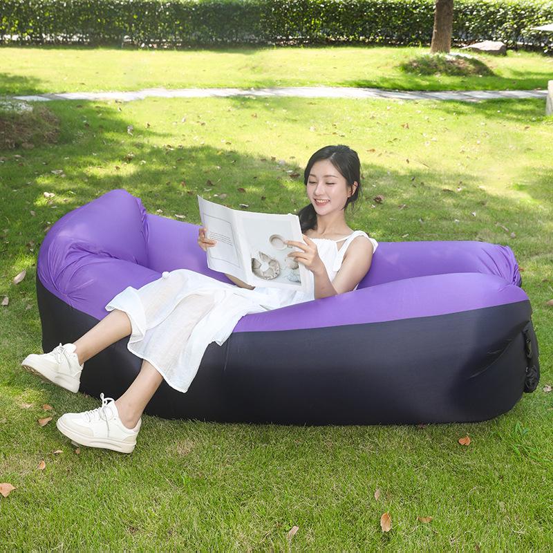 Inflatable Portable Air Sofa: Outdoor Foldable Bed & Sleeping Bag