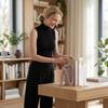 2 Stück Kreative Abstrakte Menschliche Figur Buchstützen Moderne Minimalistische Heim-/Büro-Schreibtischdekoration Skulptur für Buchregal-Organisation