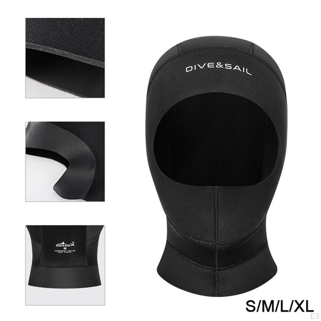 3mm Thermal Neoprene Hooded Wetsuit Flow Vented Hat