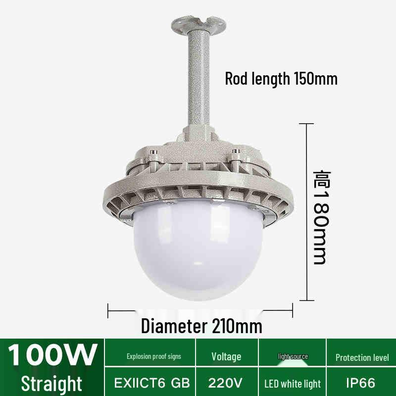Explosion-Proof LED Light for Power Plants & Hazardous Chemical Workspaces