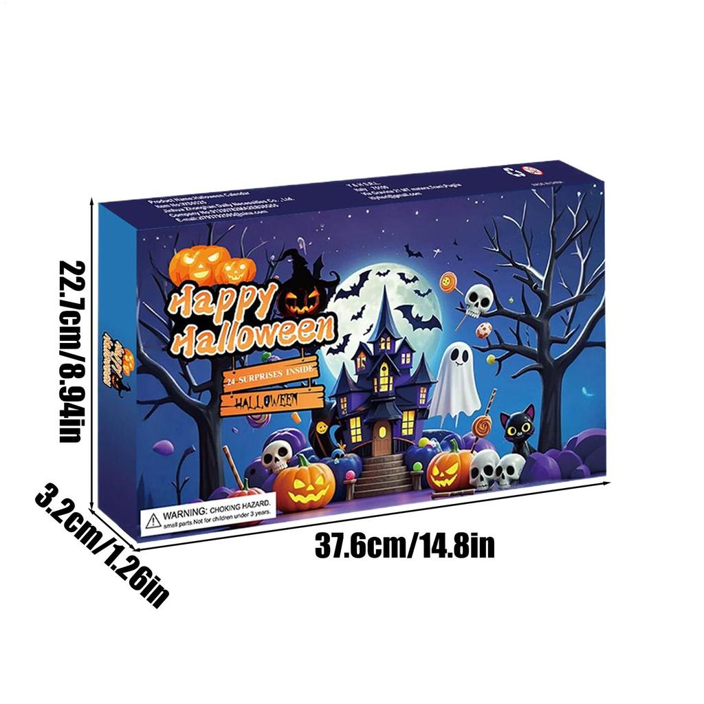 Advent Countdown Calendar 24 Days Countdown To Halloween Calendar Figures Doll Home Decor For Adults Family Kids Teens Vacation
