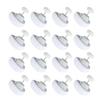 16 Pieces Quilt Fixing Clips Heart Shape Removable Comforter Fastener Duvet Blanket Bedding Holder Pins for Home Use