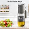 250 ML Oil Spray Bottle GlassSpray Bottle for Cooking OilOil Sprayer for CookingGrilling Baking  Air Fryer Salad