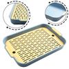 Tray Rabbit Litter Tray Large Space Detachable Design Heightened Grid Design White Blue For Pet’s Training For Pet’s Training