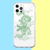 Chinese Dragon Phone Case for iPhone 16 15 14 13 12 Pro Max Transparent Soft for iPhone 11 Pro Max 7 8 Plus XS XR Shell Capas