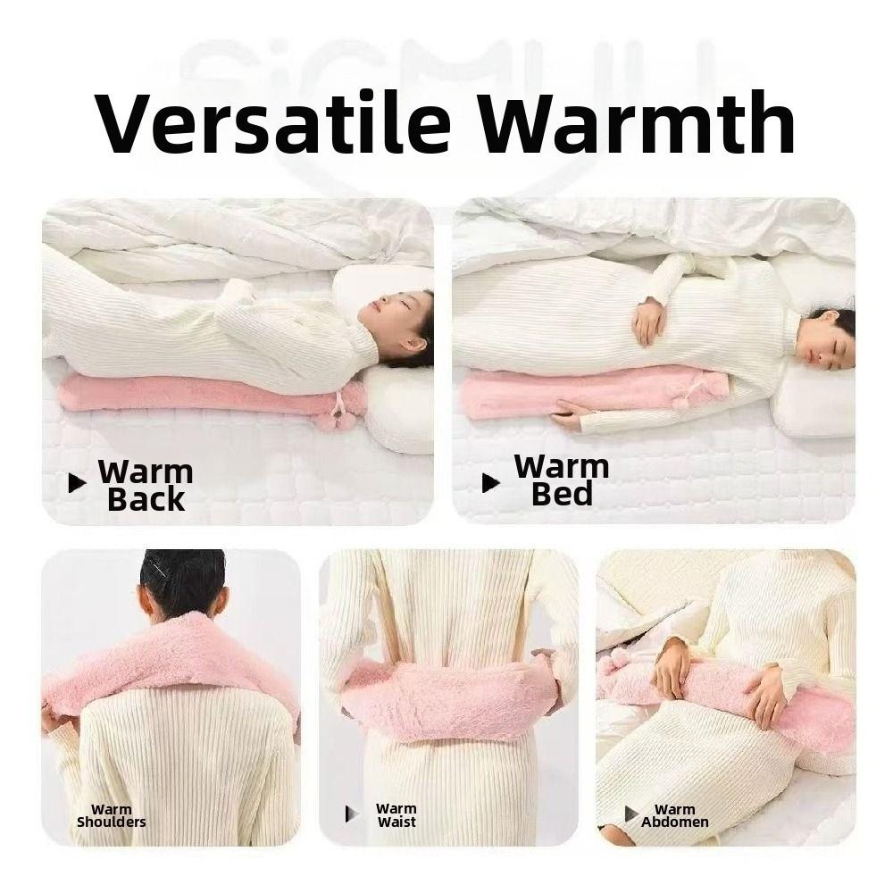 Leak-proof Warm Water Bag Extra Long Water-filled Waist Warmer Hot Water Bottle  Foot