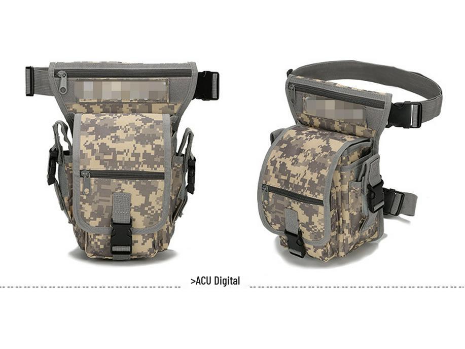Vodoodpudivá taktická taška na nohu a pás - Veľká kapacita pre outdoorové športy a rybolov, Unisex