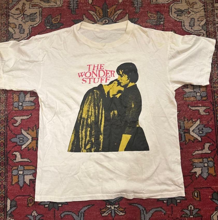 Rare The Wonder Stuff Vintage Cotton Unisex T-Shirt EG432 Unisex T-Shirt XXL