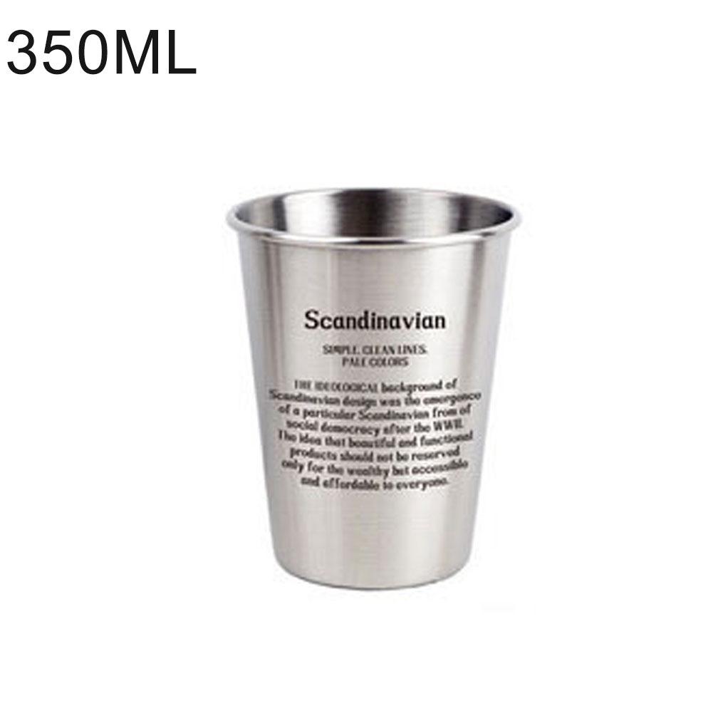

500 мл Стальные пивные кружки Северная Европа Пиво Спрей Вода Холодная Промышленная краска Путешествия H8I3 A-350ml