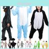 Entzückender Tier-Pyjama Kigurumi Kinder Cosplay Einteiler mit weichem Flanellmaterial