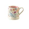 French Cup Illustration Style Mug High Looking Cute Cat Cartoon Pattern Water Cup Butterfly Ceramic Cup