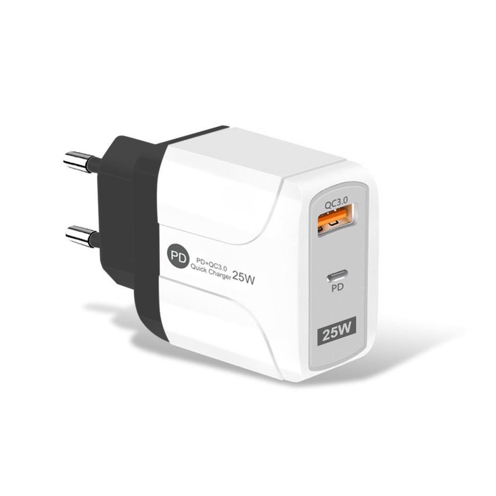 PD33W QC3.0 GaN Charger: 9V/12V, 65W, Multi-Port, European Standard, Fast Charging Adapter