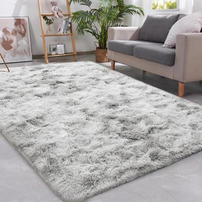 Tapete Grande para Sala de Estar Tapete Felpudo Quarto Chão Tapetes Fofos Antiderrapantes Decoração de Casa Tapetes de Veludo Macio Cobertor para Quarto de Criança
