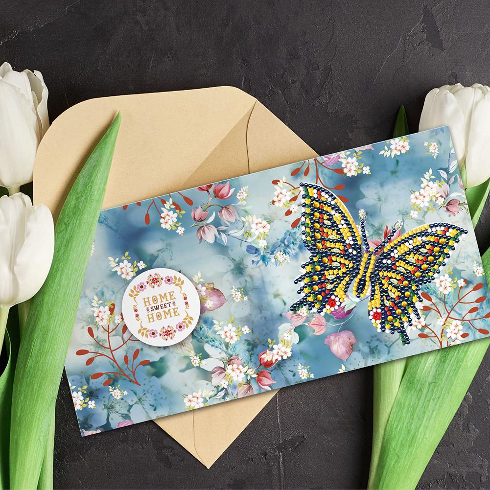 12PCS DIY Diamond Painting Greeting Card Set Festival Theme Diamond Art Greeting Cards Creative Birthday & Thanksgiving Card Kit