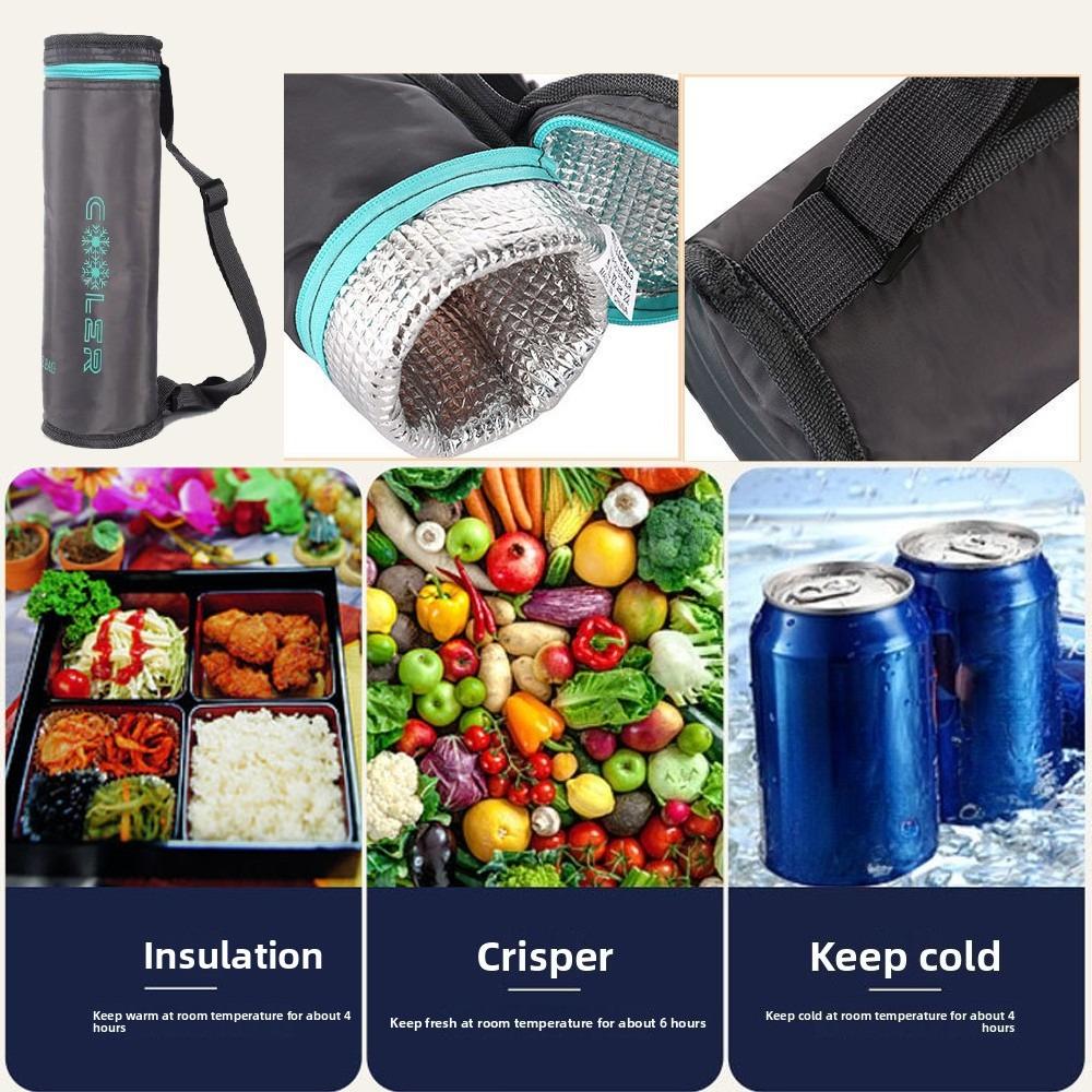 Water Bottle Bag Waterproof Portable Thermos Bottle Cover Outdoor Sports Travel Insulated Water Bottle Heater Cooler Bag