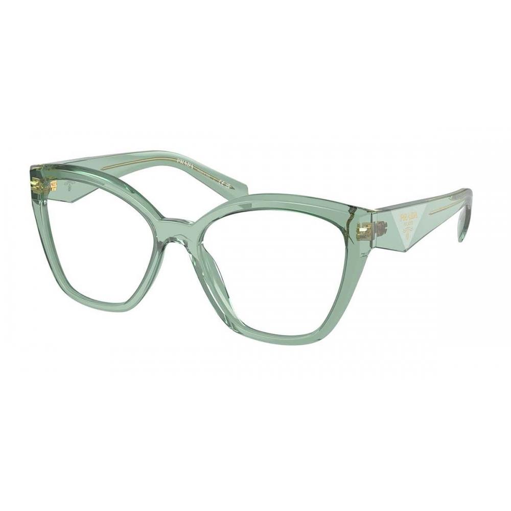 

Prada Pr 20zv 11r1o1 Women Eyeglasses Transparent Sage/54-17-145