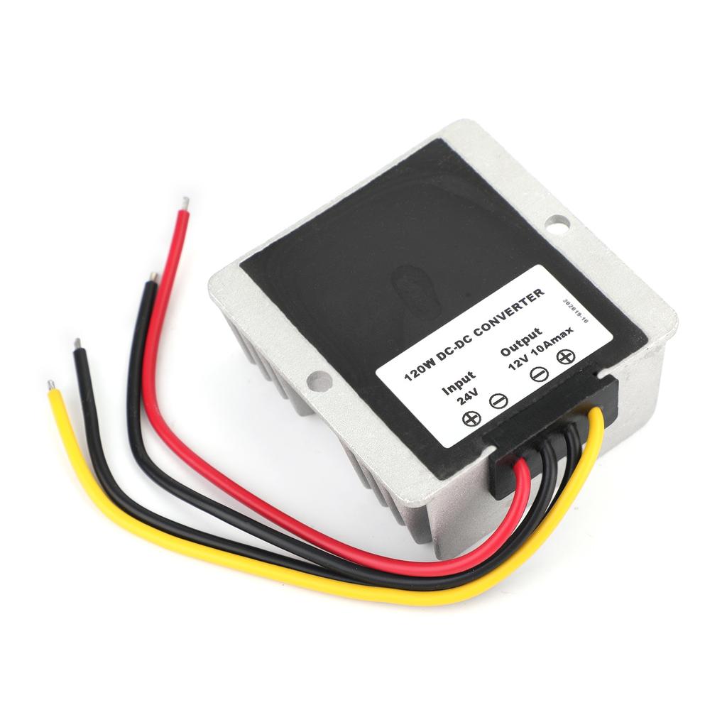 Areyourshop WaterProof 24V To 12V 10A 120W Step Down DC/DC Power Converter Regulator