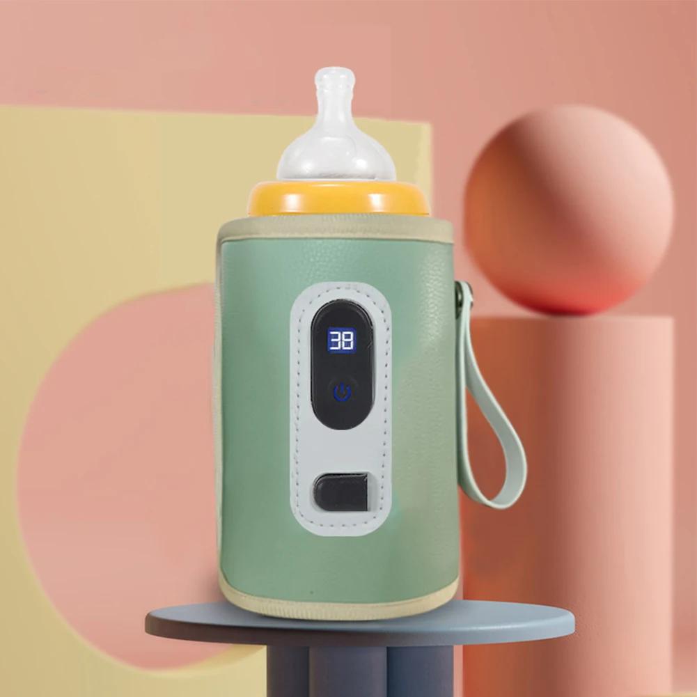 USB Milk Water Warmer Baby Nursing Bottle Heater Newborn Infant Portable Bottle Feeding Warmers Travel Stroller Insulated Bag