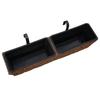 VidaXL Pots de fleurs 2 pcs jacinthe d'eau marron 45581