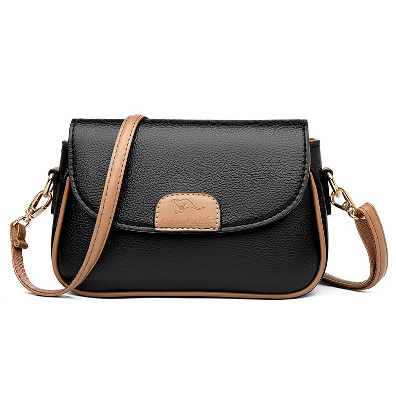 Women's Standard Leather Shoulder Bag  Lady Casual Armpit Bag  Female Shopping Bag