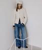 MAIS Long Wide Denim Pants / Blue