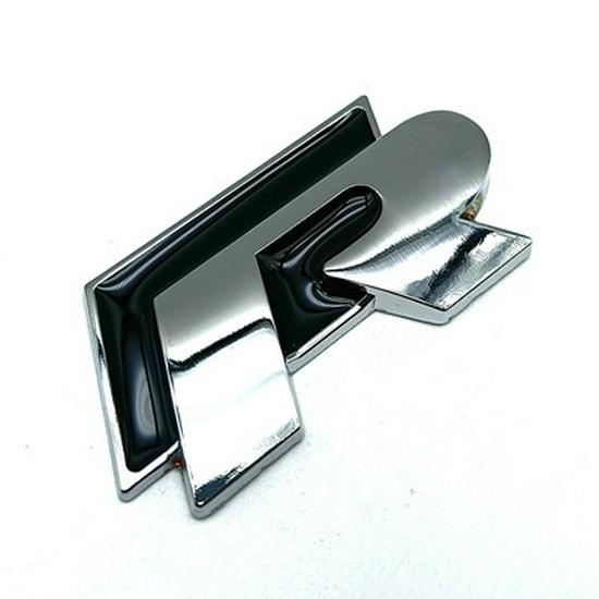 R Logo 3D Stereo Sportaufkleber für Golf 6/Magotan/Sagitar Autos