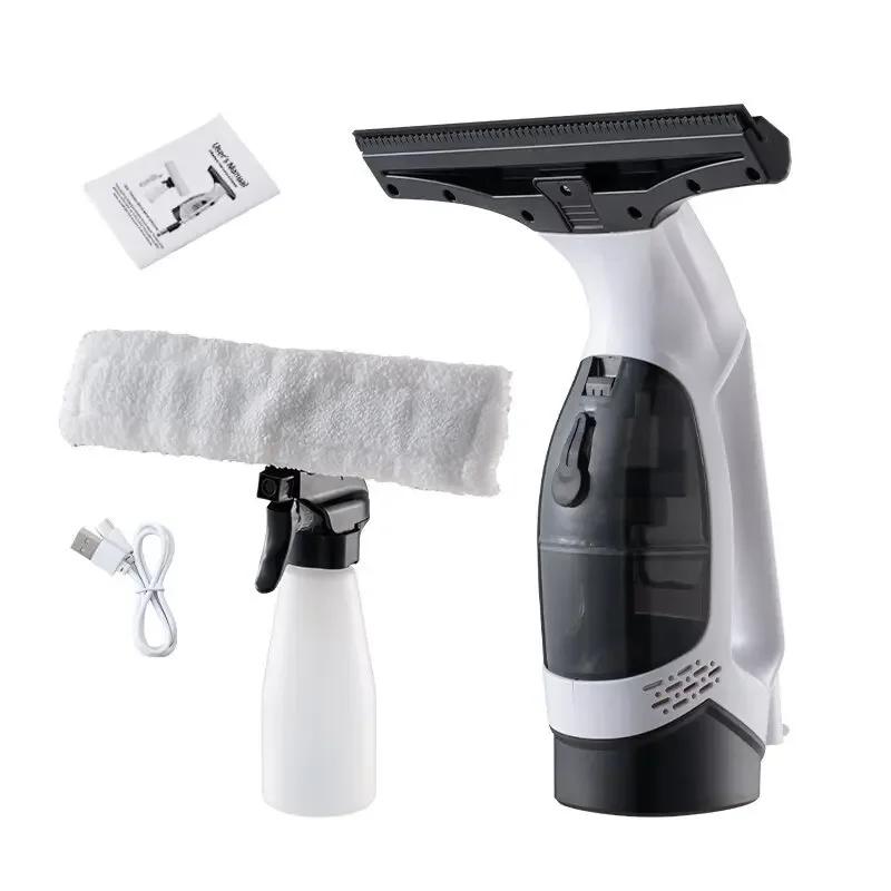 2026 Latest Models Multifunctional Electric Cordless Window Cleaner Machine White Cordless Rechargeable Automatic Portable Glass