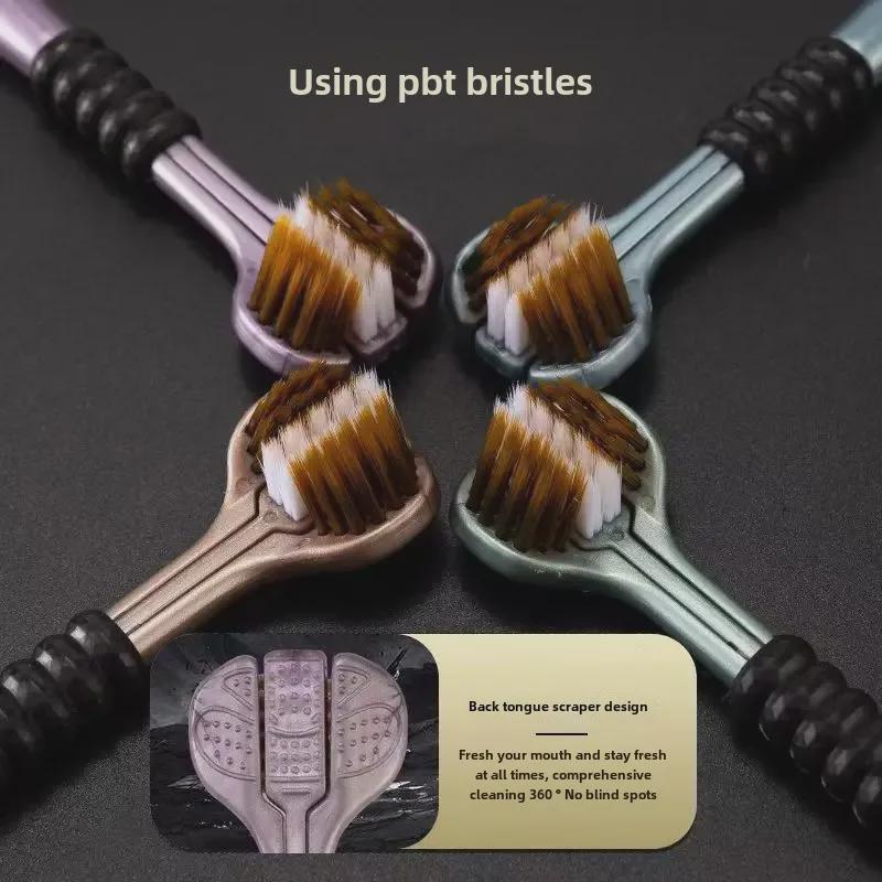 3D 360-Degree Three-Sided Soft-Bristled Toothbrush for All Ages