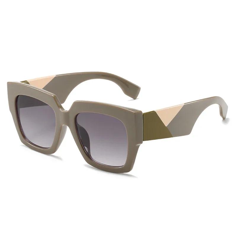 Fashionable Square Oversized Sunglasses Women Men Luxury Brand Designer Sun Glasses Famale Male Retro Eyewear UV400