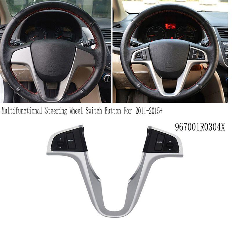 N60R-Multifunctional Steering Wheel Switch Button For Solaris / Accent 2011 2012 2013 2014 2015+ 967001R0304X