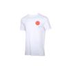 Sports Gym Round Neck Short Sleeve White Men's 598627-02