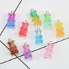 23*11mm For Earrings Necklace Making DIY Decoration Gummy Bear Pendant Jewelry Findings Charms
