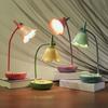 Flower Shape Lampshade Desk Lamp with 3-Level Color Temperature Touch Switch LED Soft Light Eye Protection 360 Degree Adjustable USB Powered Reading