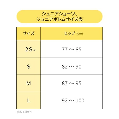 Wing/Wacoal Junior Sanitary Shorts, Wing Teen (Unicharm Collaboration Product), Compatible with Winged Pads, Perfect for First-Time Sanitary Wearers,