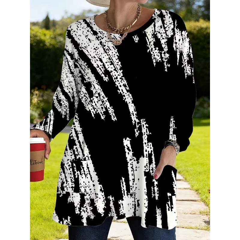Women's Long Sleeve T-Shirt with Pockets