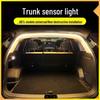 Car Trunk Ambient LED Light Strip: No Wiring, Automatic Induction Tail Box Decoration.