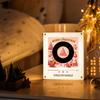 Christmas Rotating Disc Night Light with Music Box and Refrigerator for Holiday Decoration