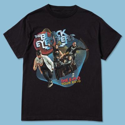 2010 Black Eyed Peas T-Shirt Short Sleeve Gift Size S To 5XL