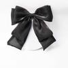 Black Lace Bow Tie With Rhinestone Brooch For Womens Fashion Accessory